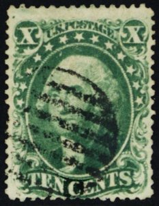 32, Used 10¢ VF Centering Nice Looking Stamp CV $190 * Stuart Katz