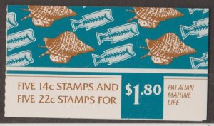 Palau Scott #76b Stamps - Mint NH Booklet