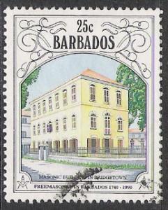 Barbados #803 Freemasonry Used