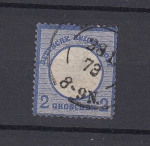 Germany 1872 2 Groschen Cancel Fine Used BP8409