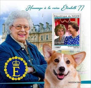 2023/05 - NIGER - QUEEN ELIZABETH II     1V  complet set    MNH ** T