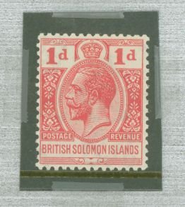 Solomon Islands (British Solomon Islands) #44v Unused Single