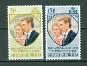 SOUTH GEORGIA ROYALS #37-38 SET MNH...$0.75