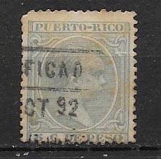 PUERTO RICO STAMP VFU  # 16 OCT1