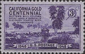 # 954 MINT NEVER HINGED CALIFORNIA GOLD CENTENNIAL