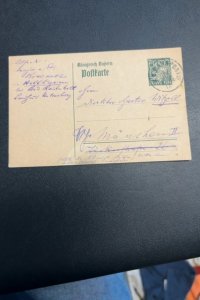Germany Bavaria used postal card lot #40