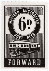 (I.B) Australia - Western Australia Railways : Parcels 6d