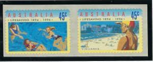 Australia 1366a MNH 1994 self-adhesives horizontal pair (ap9670)
