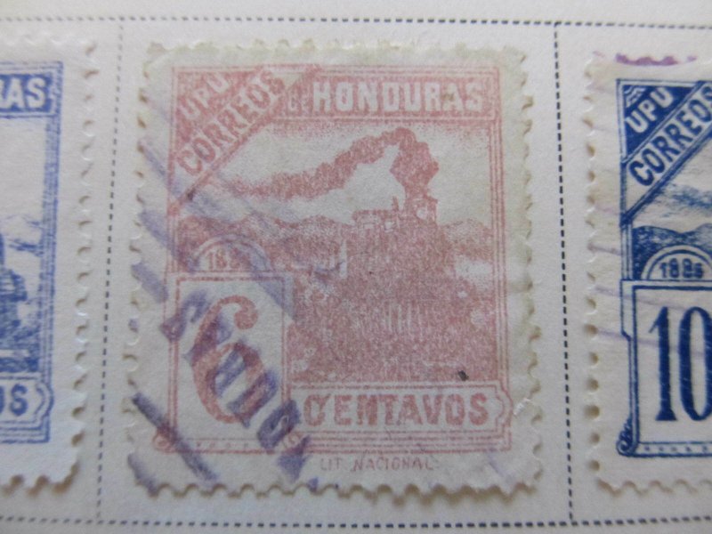 Honduras 1898 6c fine used stamp A11P12F32