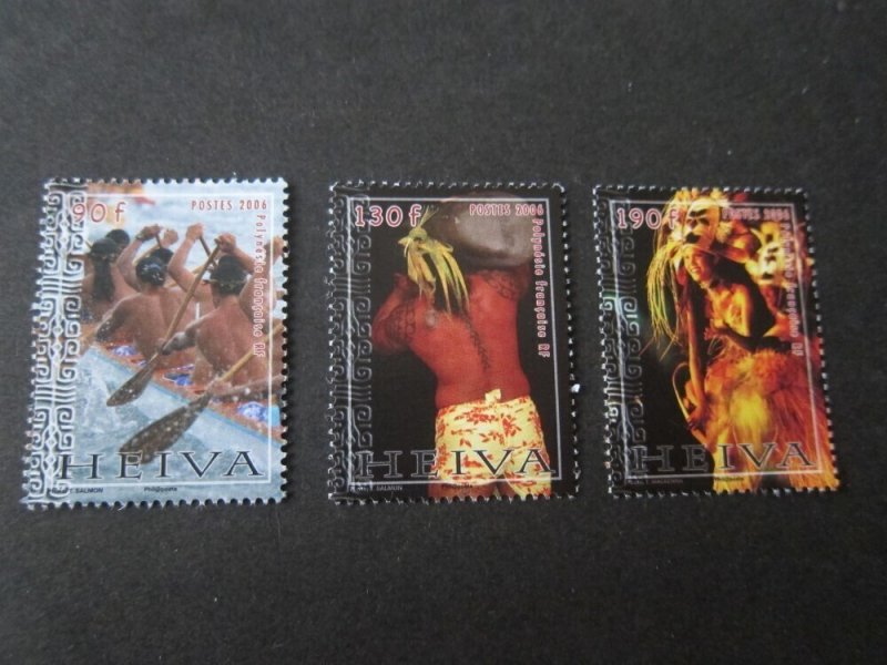 French Polynesia 2006 Sc 922-4 set MNH