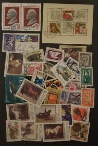 USSR Russia Stamp Lot Used CTO Soviet Union T6194