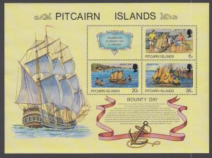 Pitcairn Islands 176A Bounty Day Souvenir Sheet MNH VF