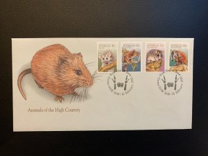 Australia  1990 ANIMALS OF THE HIGH COUNTRY STAMP FIRST DAY COVER