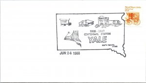 US EVENT COVER PICTORIAL CENTENNIAL OF THE YALE SOUTH DAKOTA POST OFFICE 1988