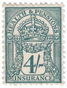 (I.B) George V Revenue : Health & Pensions Insurance 4/-