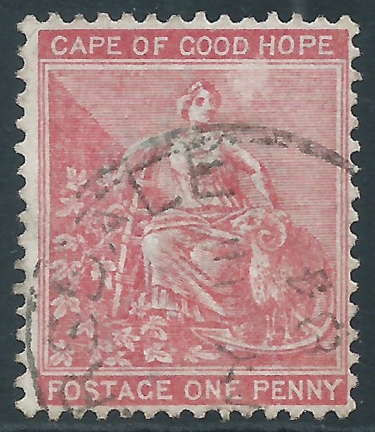 Cape of Good Hope, Sc #43, 1d Used