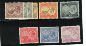 Bermuda #55 - #69 Very Fine Mint Lightly Hinged Set