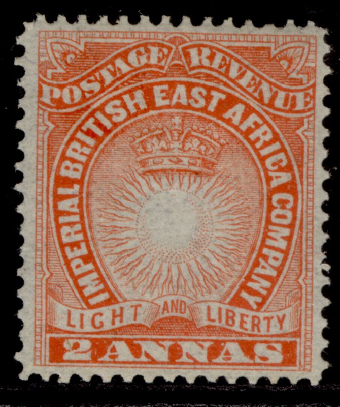 BRITISH EAST AFRICA QV SG6, 2a vermilion, M MINT. 