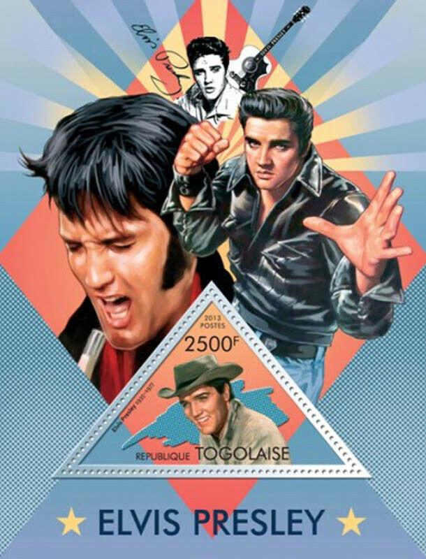 Togo-  2013 Elvis Presley Screen Idol  Souvenir Sheet 20H-726