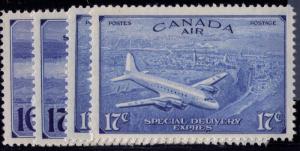 Canada #  CE1-4 Mint  VF VLH  set  stamps Cat $ 23