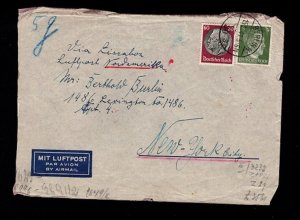 Germany Judaica No Israel Law Broken Berlin Late 1941 Frankfurt Censor Cover 9i