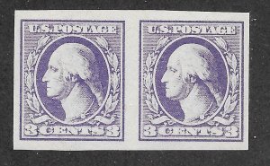 535 MNH 3c. Washington, Pair, XF,  FREE INSURED SHIPPING