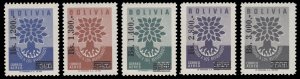 Bolivia C232 - C236 MNH