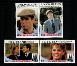 St Vincent  228 - 229   MNH cat $2.25 aaa Union island