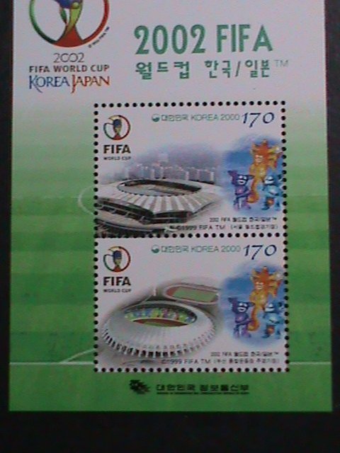 ​KOREA 2002-FIFA-WORLD CUP SOCCER CHAMPIONSHIPS -STADIUMS: MNH S/S VERY FINE