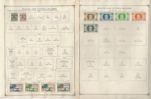 Wallis & Futuna Islands 1920 to 1994 on 30 Scott International & Minkus Pages