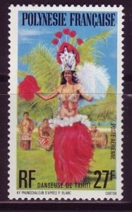 French Polynesia Sc C148 NH issue of 1977 - Dancer