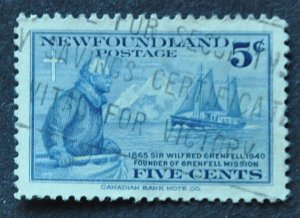 DYNAMITE Stamps: Newfoundland Scott #252 – USED