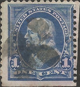 # 264 Blue Used Ben Franklin