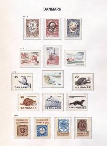 DENMARK 1970/76 MNH Unused Sheets Wildlife (Appx 100+) (job 750)