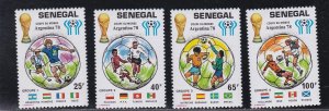 Senegal #  481-484, World Cup Soccer, NH, 1/2 Cat.