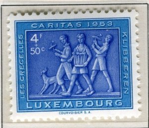 LUXEMBOURG; 1953 early National Welfare issue MINT MNH unmounted 4Fr. value