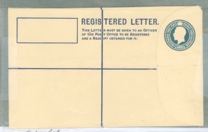 Gambia  1924 3d registration envelope Specimen overprint