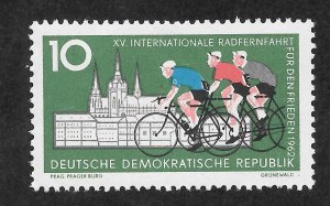 DDR Scott 603 MNHOG - 1962 15th International Bicycle Peace Race - SCV $0.25