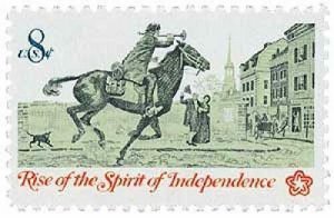 1073 Colonial Post Rider Single 8c Postage Stamp - Sc# 1478 - MNH,OG cx556