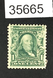 US STAMPS # 300 MINT OG H LOT #35665