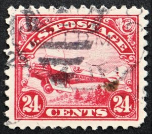 U.S. Used #C6 24c Air Mail, Superb. CDS Duplex Cancel. A Gem! Scott: $27.50