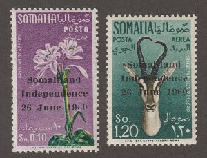 EDSROOM-11328 Somalia 242, C69 MNH 1960 Br Somaliland Added to Somalia CV$48