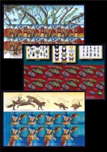 ISRAEL 2020 STAMPS 3 SHEETS STEINHARDT MUSEUM OF NATURAL HISTORY MNH  BEETLES