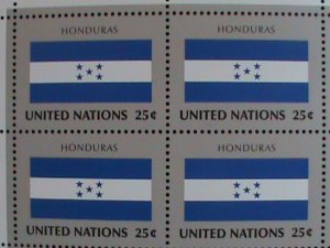 ​UNITED NATION-1989 SC#562-5 U. N. FLAGS SERIES MNH FULL SHEET- VERY FINE