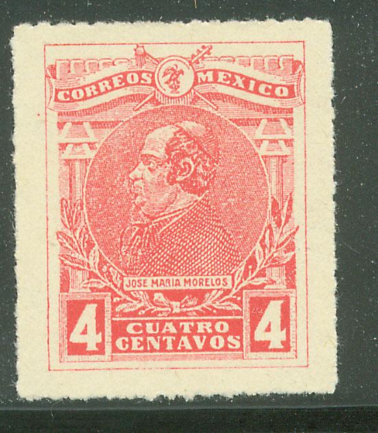 MEXICO 503, 4c JOSE MA. MORELOS, UNUSED, NO GUM.