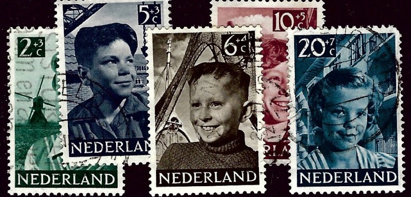 Netherlands SC B229-B233 Used F-VF...Grab a Bargain!