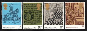 Great Britain #794-97 ~ Cplt Set of 4 ~ Caxton,  Printing ~ Mint, NH  (1976)