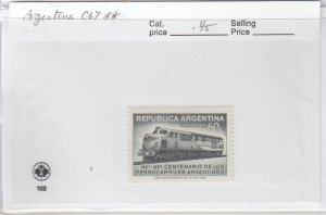 Argentina C67 Train mnh