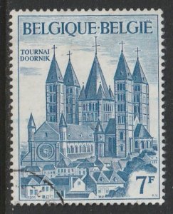1971 Belgium - Sc 799 - used VF - 1 Single - Tournal Cathedral