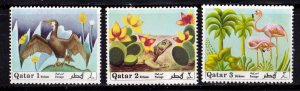 Qatar stamps #238 - 240, MH